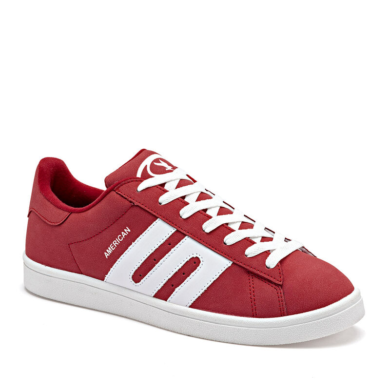 American Fire Tenis urbano para hombre rojo bla... image number null