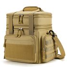 Lonchera T&aacute;ctica Gafetrey Para Hombre Aislada 15l Caqui