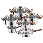 Batería De Cocina Chapala 12 Piezas Acero Inoxidable