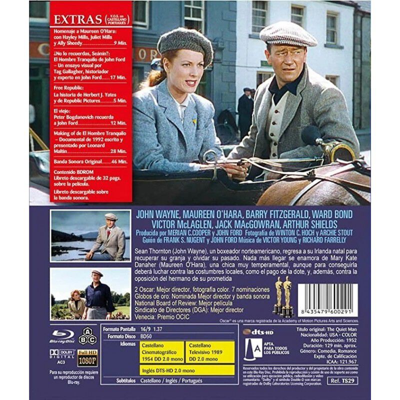 El Hombre Tranquilo [blu-ray] (1952) The Quiet ... image number null
