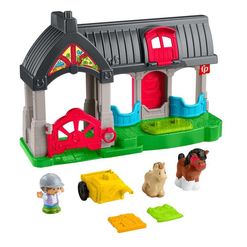 Establo De Caballos Playset Fisher-price, Apto ... image number null