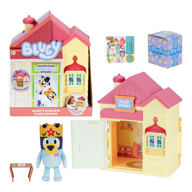 Peluche Play Date Surprise Bluey Con Pegatinas ... image number null