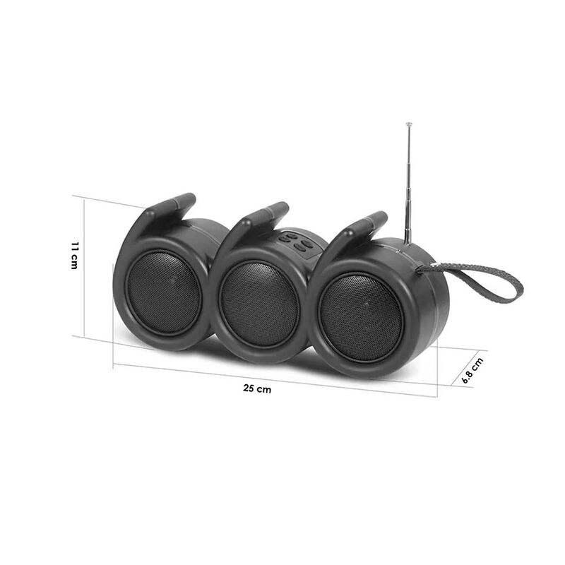 Bocina solar con radio y bluetooth image number null