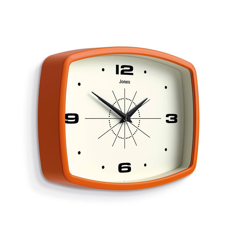 Reloj De Pared Jones Clocks&reg; Movie Retro 25,5 X... image number null