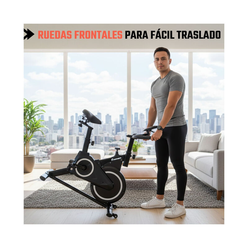 Bicicleta Spinning Fija Estacionaria Fitness Mo... image number null