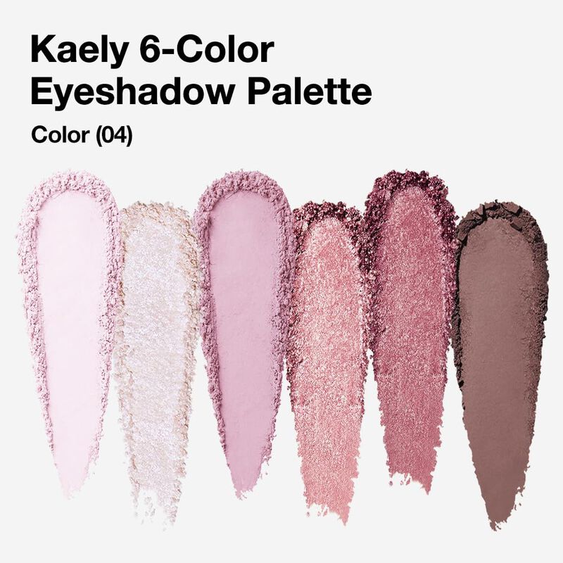 Paleta De Sombras Kaely 6 Colores Mate Y Con Br... image number null