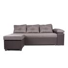 Sala Modular Esquinera Isabela con Baúl incluido gris