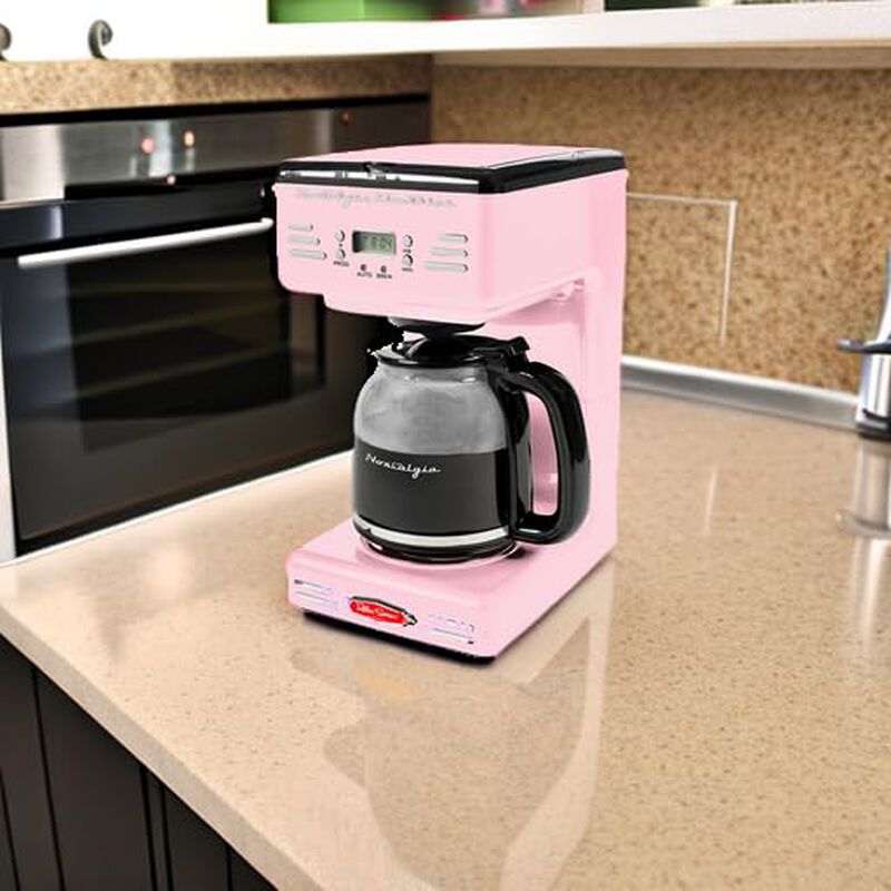 Cafetera Nostalgia Retro, 12 Tazas, Programable... image number null