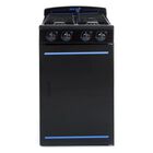 Estufa Iem Pig5101nn0 20" 4 Quemadores De Gas Sin Horno Negra Ort