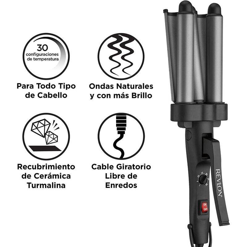 Waflera Rizadora Revlon Jumbo Modelo RV084LA1 image number null