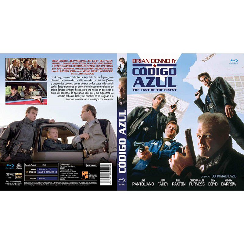 C&oacute;digo Azul Bd 1990  The Last Of The Finest [bl... image number null