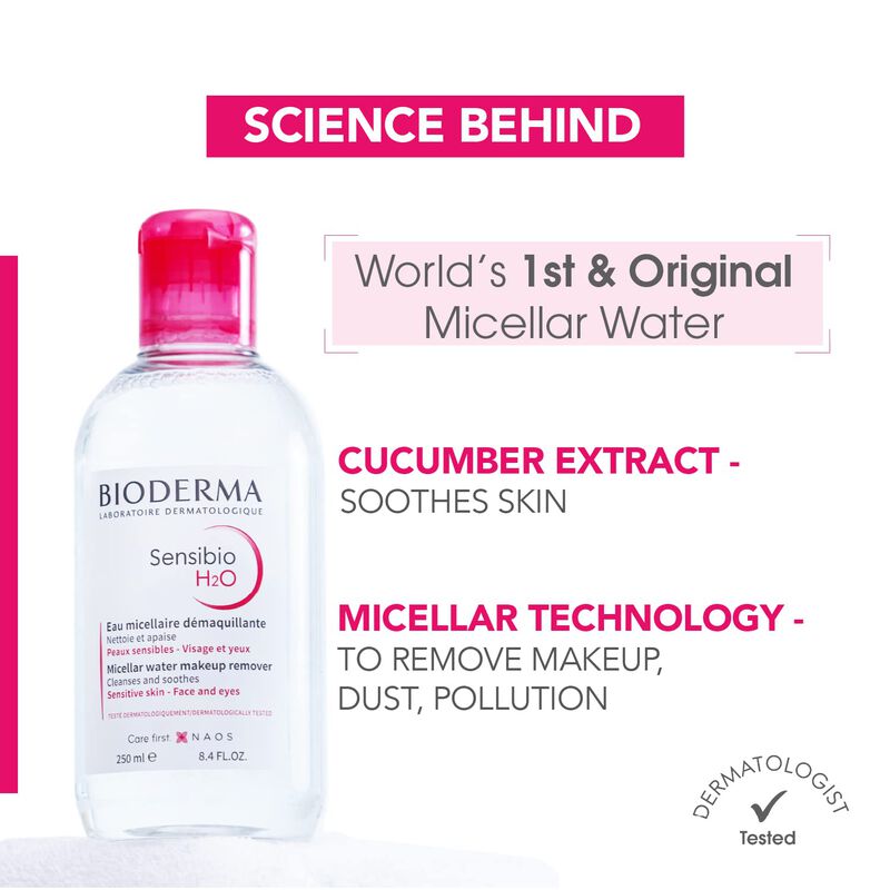 Agua Micelar Bioderma Sensibio H2o Desmaquillan... image number null