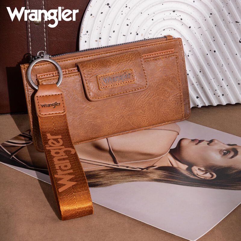 Cartera Wrangler Brown Para Mujer, Rfid, Con Mo... image number null