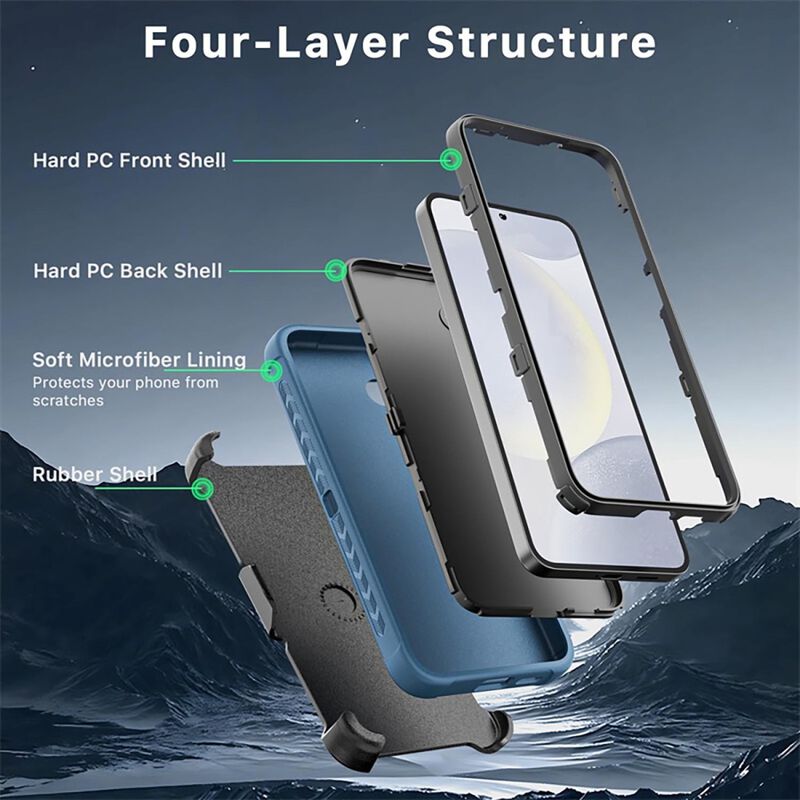 Funda Mybat Maverick Clip Para Samsung S25 Azul image number null