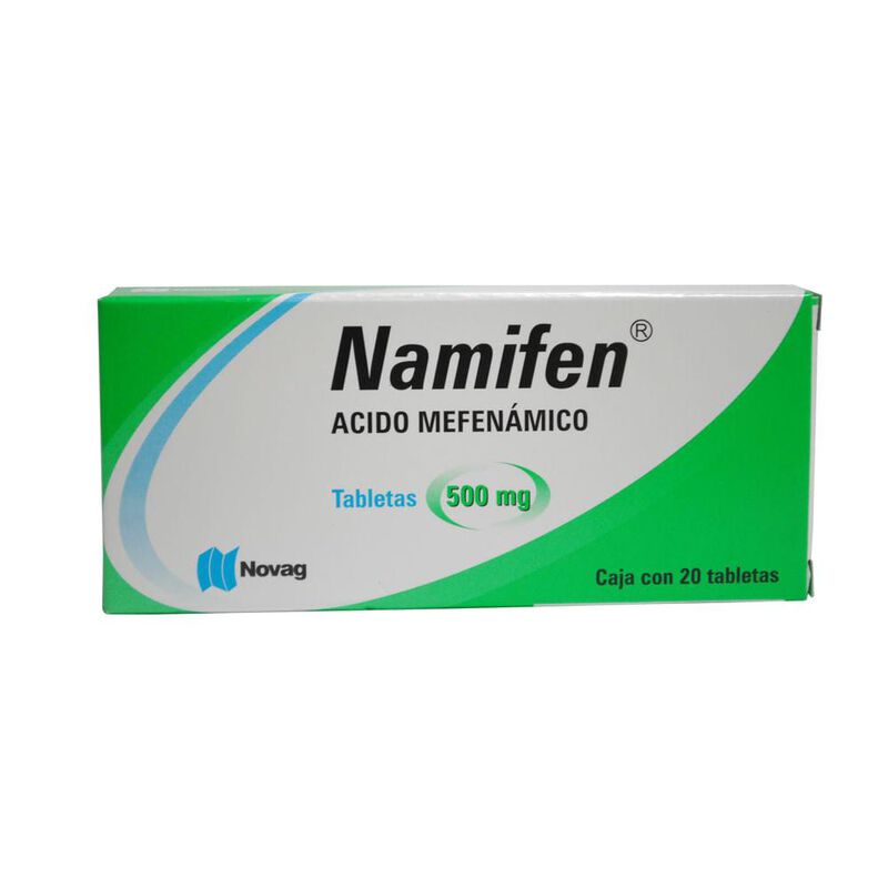 Namifen 500mg caja con 20 tabletas image number null