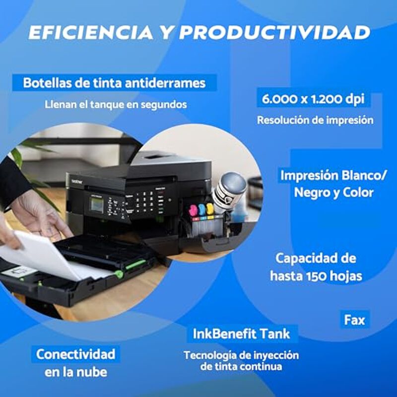 Brother Impresora Multifuncional 4 en 1 Inyecci... image number null
