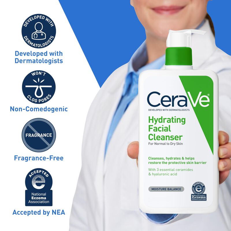 Limpiador Facial Cerave Hidratante Hidratante P... image number null