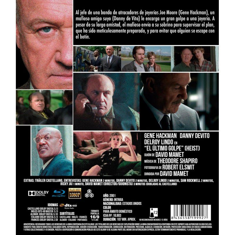 El &Uacute;ltimo Golpe [blu-ray] (2001) Heist image number null
