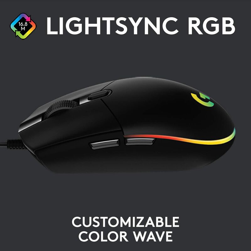 Rat&oacute;n para Juegos Logitech G203 con Cable - 8,0... image number null