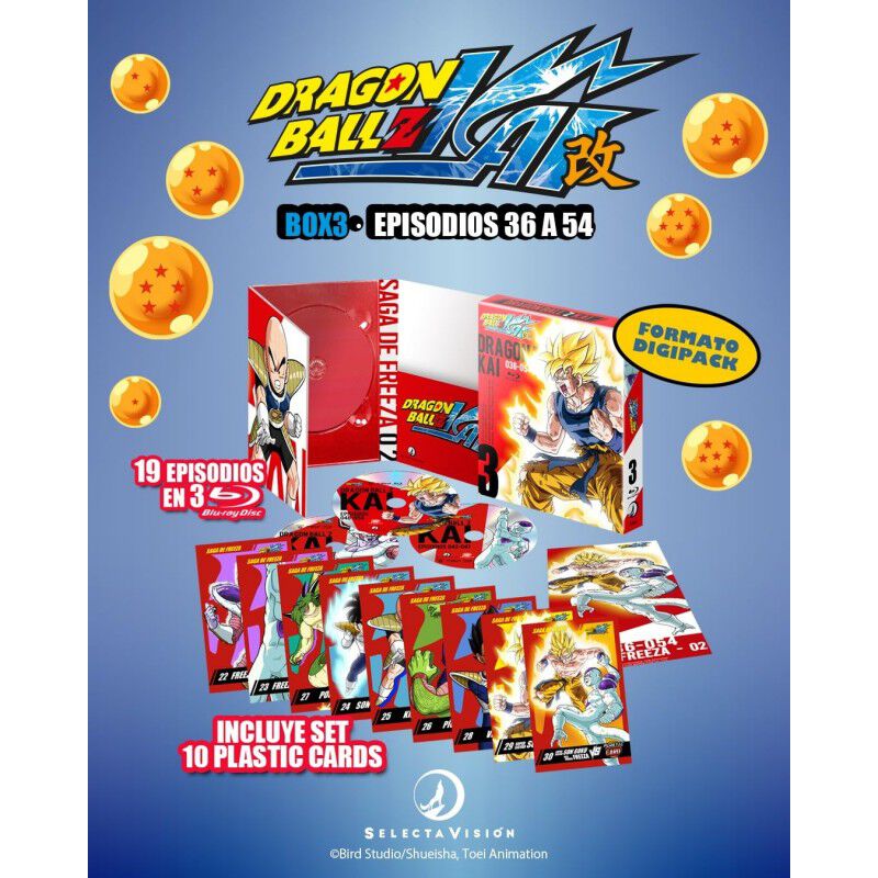 Dragon Ball Z Kai (caja 3, Episodios 36 A 54) [... image number null