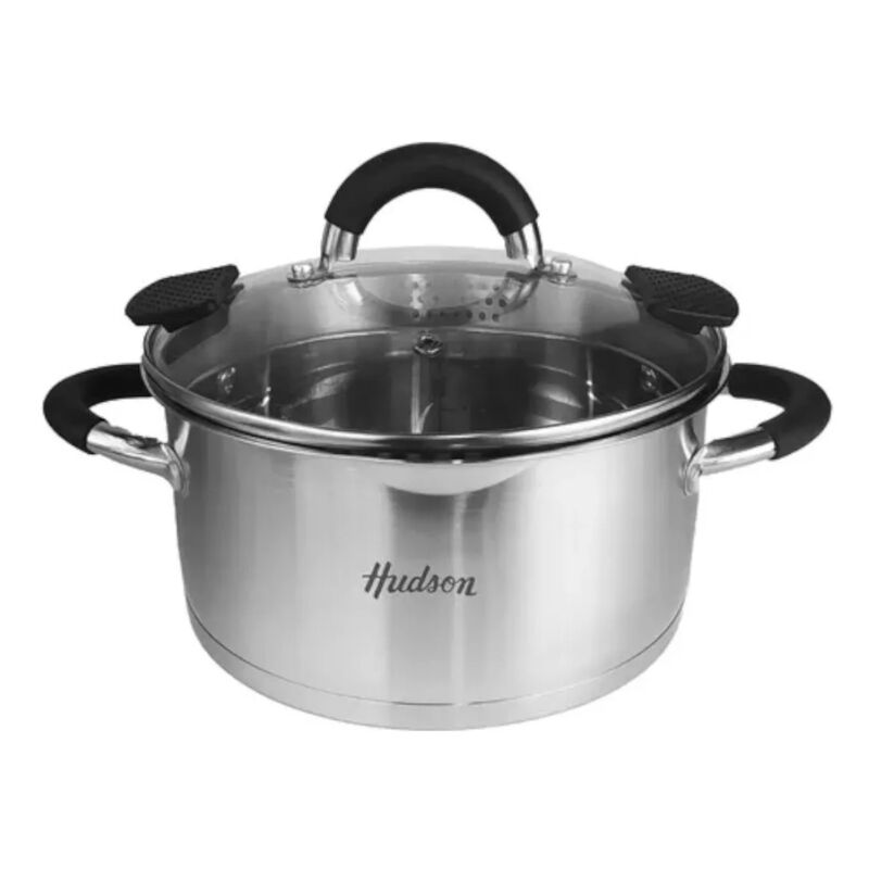 Olla Acero Inoxidable HUDSON 24cm asas tapa col... image number null