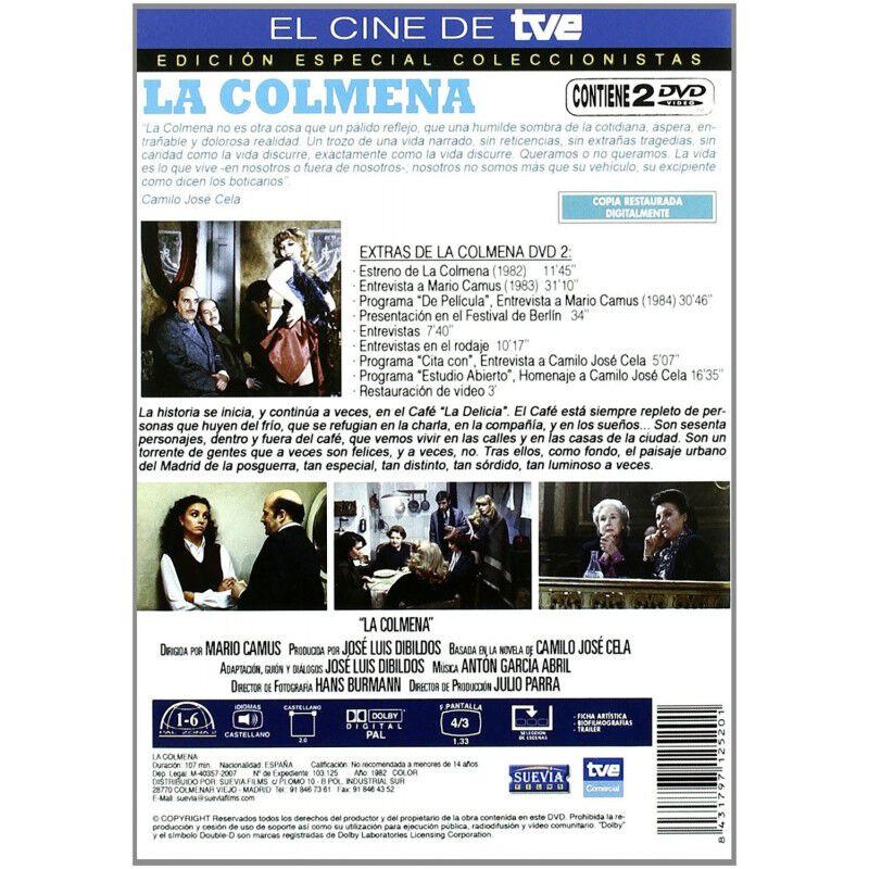 La Colmena (edici&oacute;n Especial, 2 Discos) [dvd] (... image number null