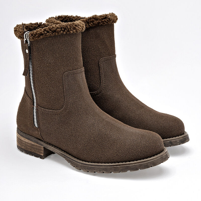 G&ouml;sh Bota con peluche para mujer caf&eacute; image number null