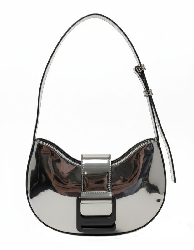 Calvin Klein Bolsa Shoulder Para Dama Plateada ... image number null