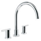 Mezcladora Cromo Cuello Alto para Fregadero Foset Element