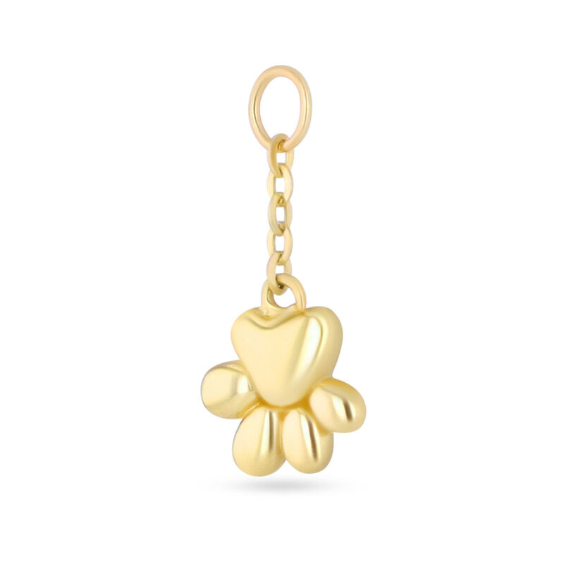 Charm En Forma De Huella De Oro Amarillo 14K (1... image number null