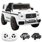Camioneta Montable El&eacute;ctrica AMG Mercedes Benz G-63 para Ni&ntilde;os 12V Bluetooth Apto a partir de 3 a&ntilde;os Soporta Hasta 35 kg Blanco
