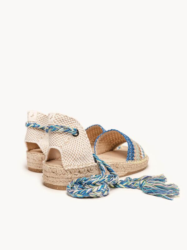 Aulaga Crochet Rayas Azul image number null