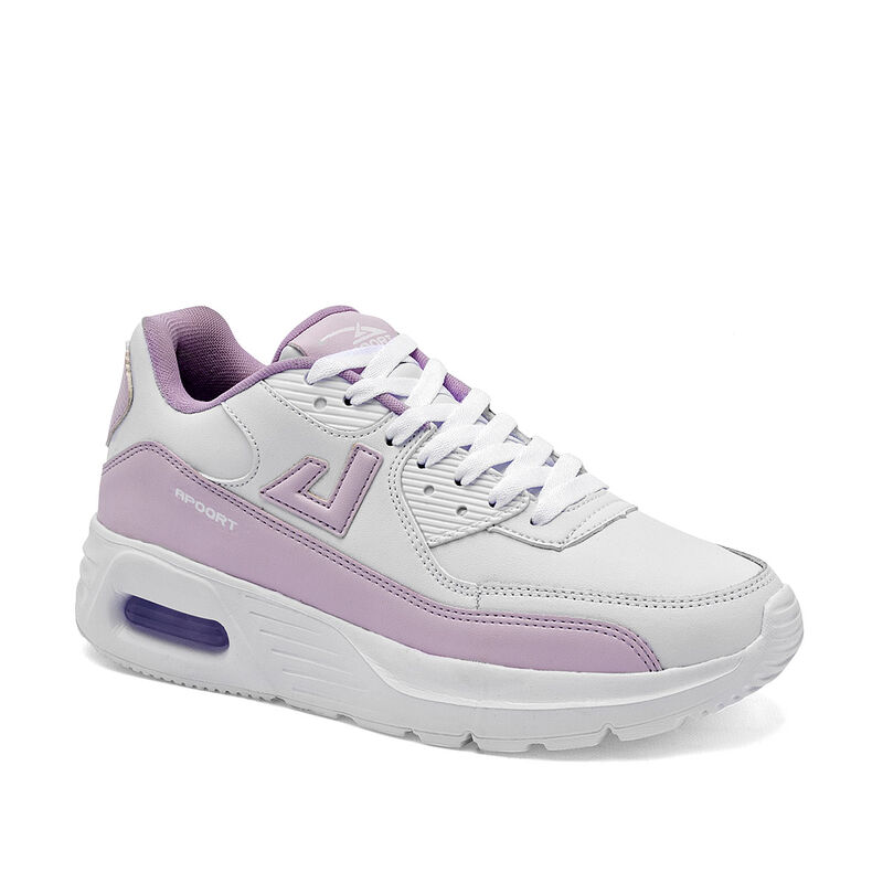 Apoort Tenis urbano para mujer blanco lila image number null