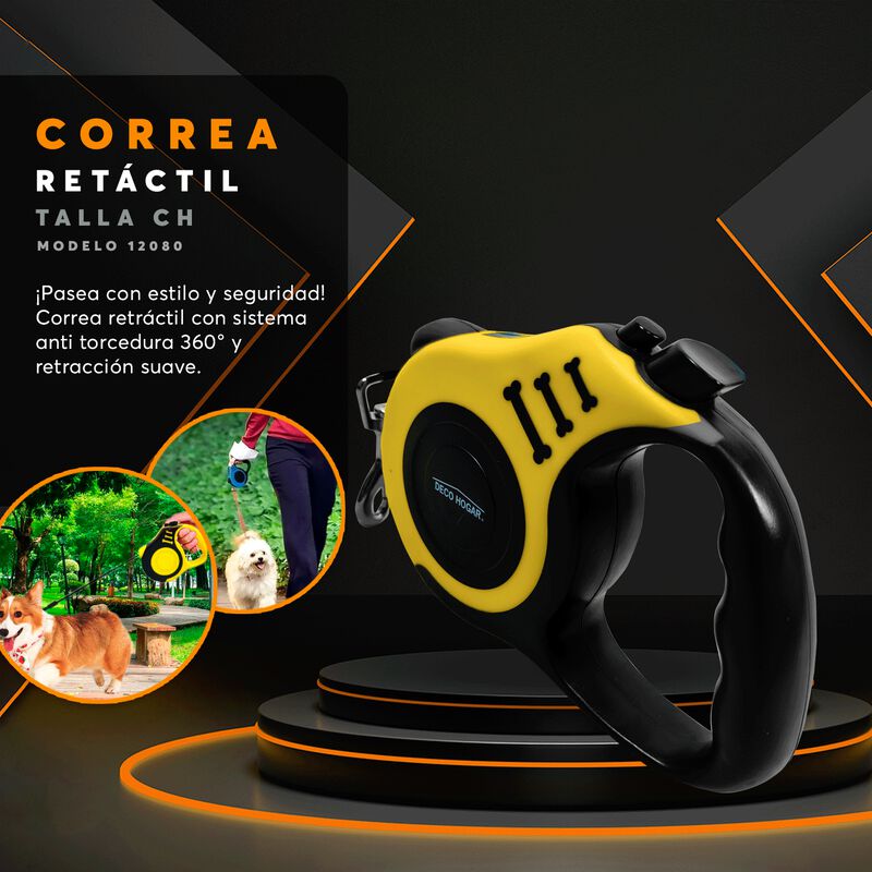 Correa Para Perro Grande Retráctil 3m 12080 image number null
