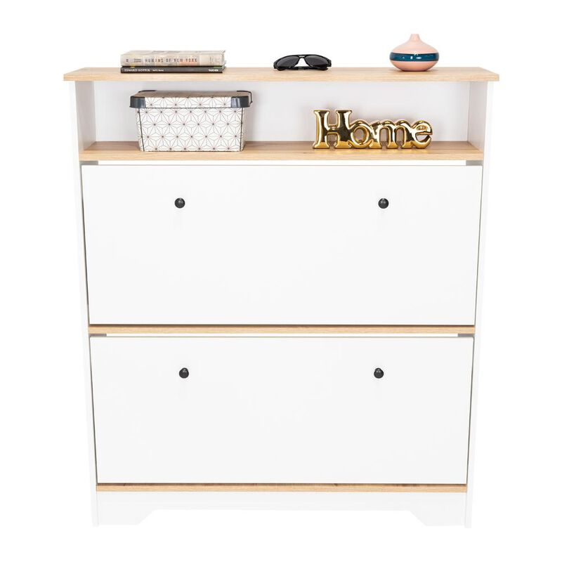 Zapatero Merl&iacute;n  Caf&eacute; Claro Y Blanco Virtual Mu... image number null