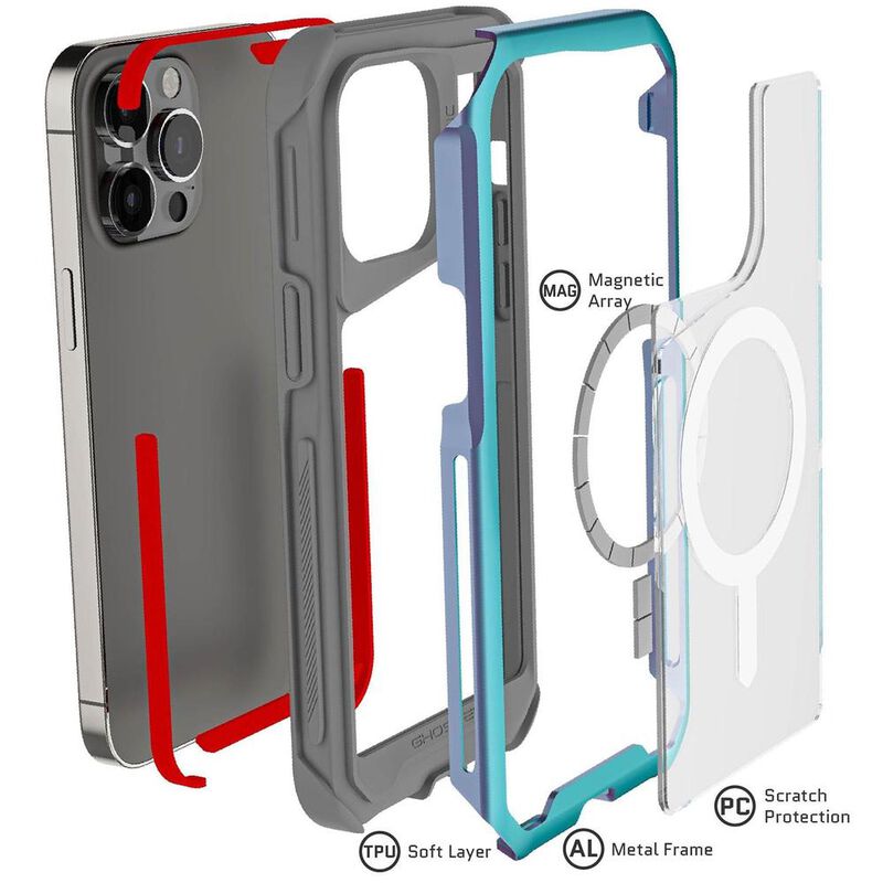 Funda GHOSTEK Atomic para iPhone 14 PRO Alumini... image number null