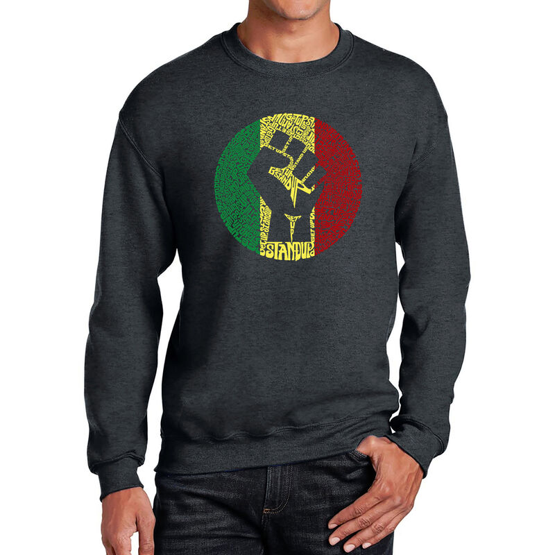 Sudadera De Cuello Redondo Word Art Para Hombre... image number null