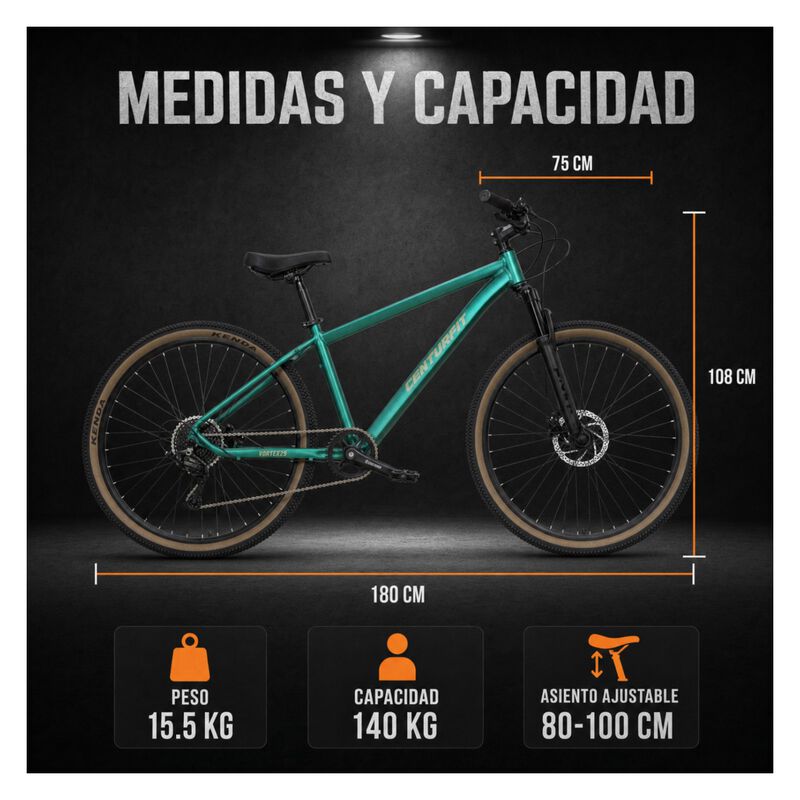 Bicicleta Rodada 29 Monta&ntilde;a Shimano 9 Vel Freno... image number null