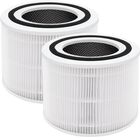 Paquete De 2 Filtros Purificadores De Aire Para Levoit Core 300 Y 300s, Color Blanco
