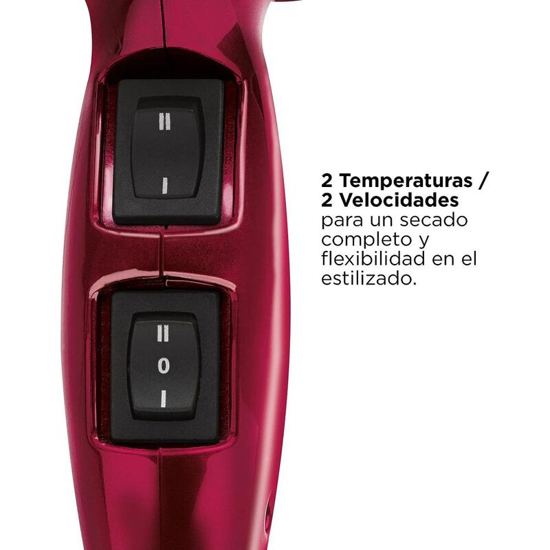 SECADORA CABELLO REVLON RVDR5105LA1N2 2 VEL CON... image number null