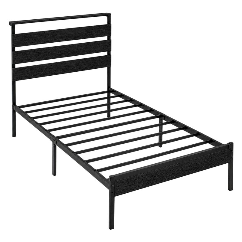 Base Cama Individual Moderna Luz Led Usb C Refo... image number null