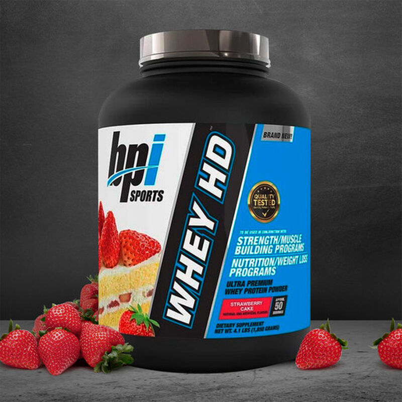 Proteina Whey  HD BPI Strawberry Cake image number null