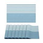 Set mantel individual rectangular de ratán PVC Casa BIU