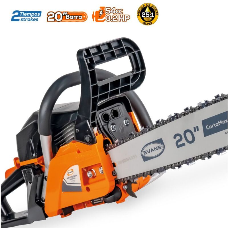 Motosierra Evans Uso Ligero Barra 20p 54cc 2t A... image number null
