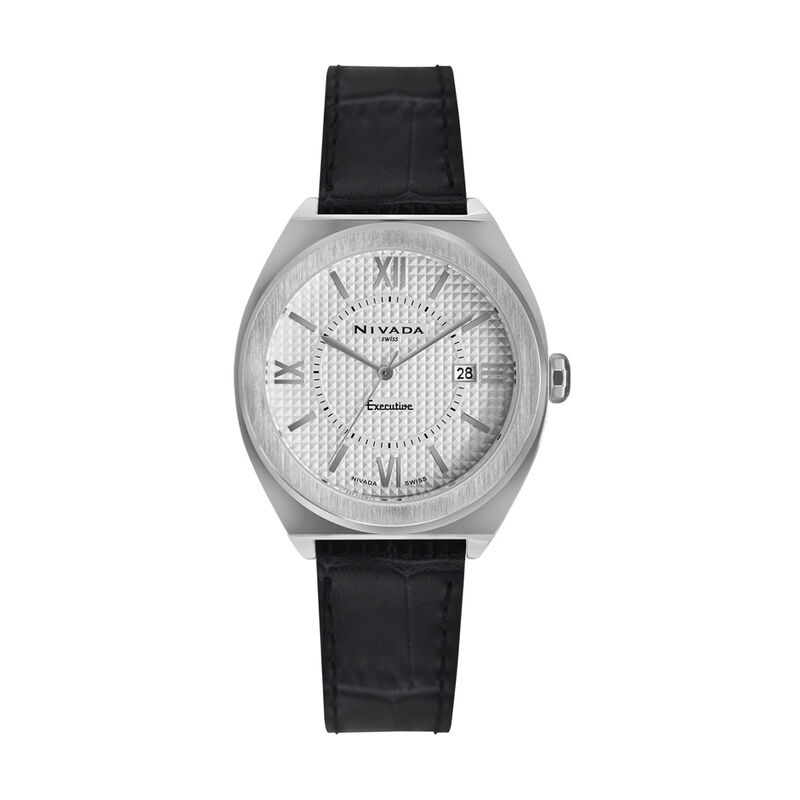 Reloj Nivada Executive Dama Acero Blanco Romano image number null