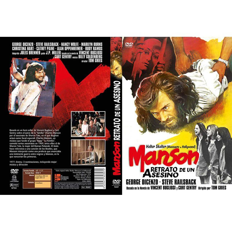 Manson: Retrato De Un Asesino [dvd] (1976) Mass... image number null