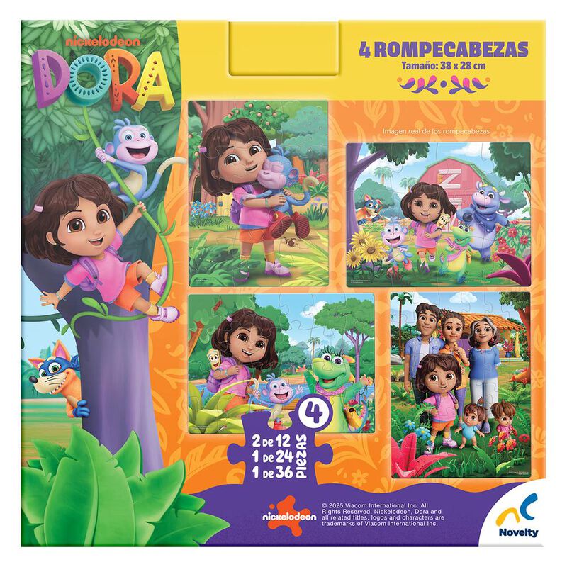 Rompecabezas Dora La Exploradora 4 En 1 image number null