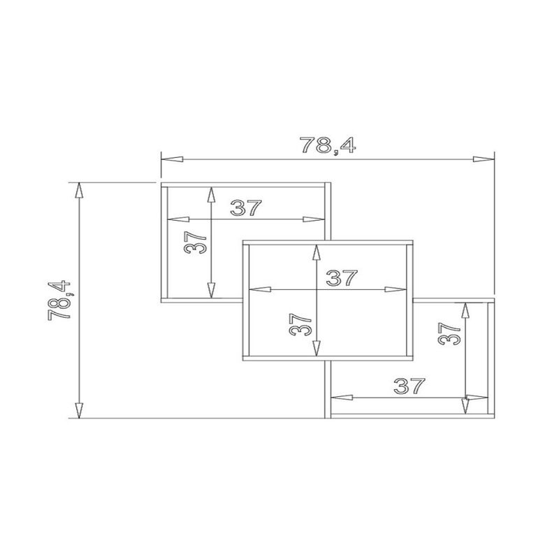 Repisa Bertolini AM3080 Rustico image number null