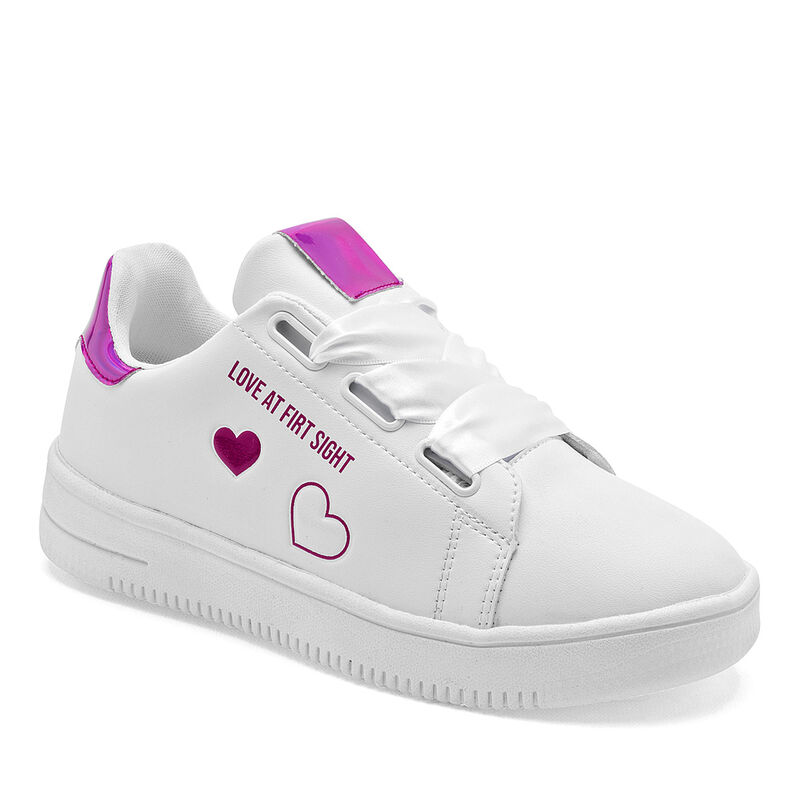Moramora Tenis urbano para mujer blanco fucsia image number null