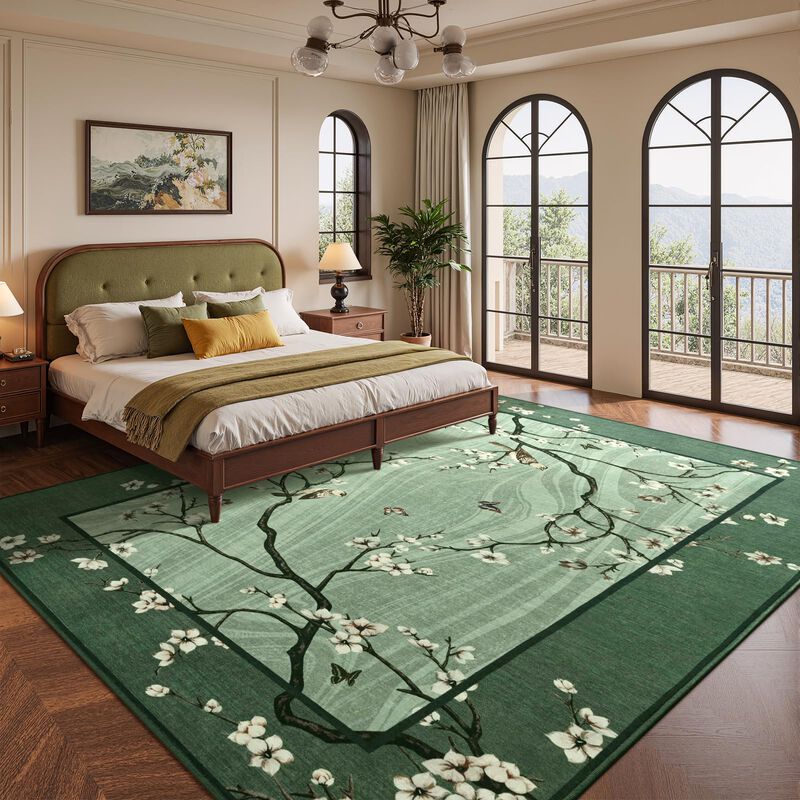 Alfombra Opreine 183x274 cm Verde Con Estampado... image number null